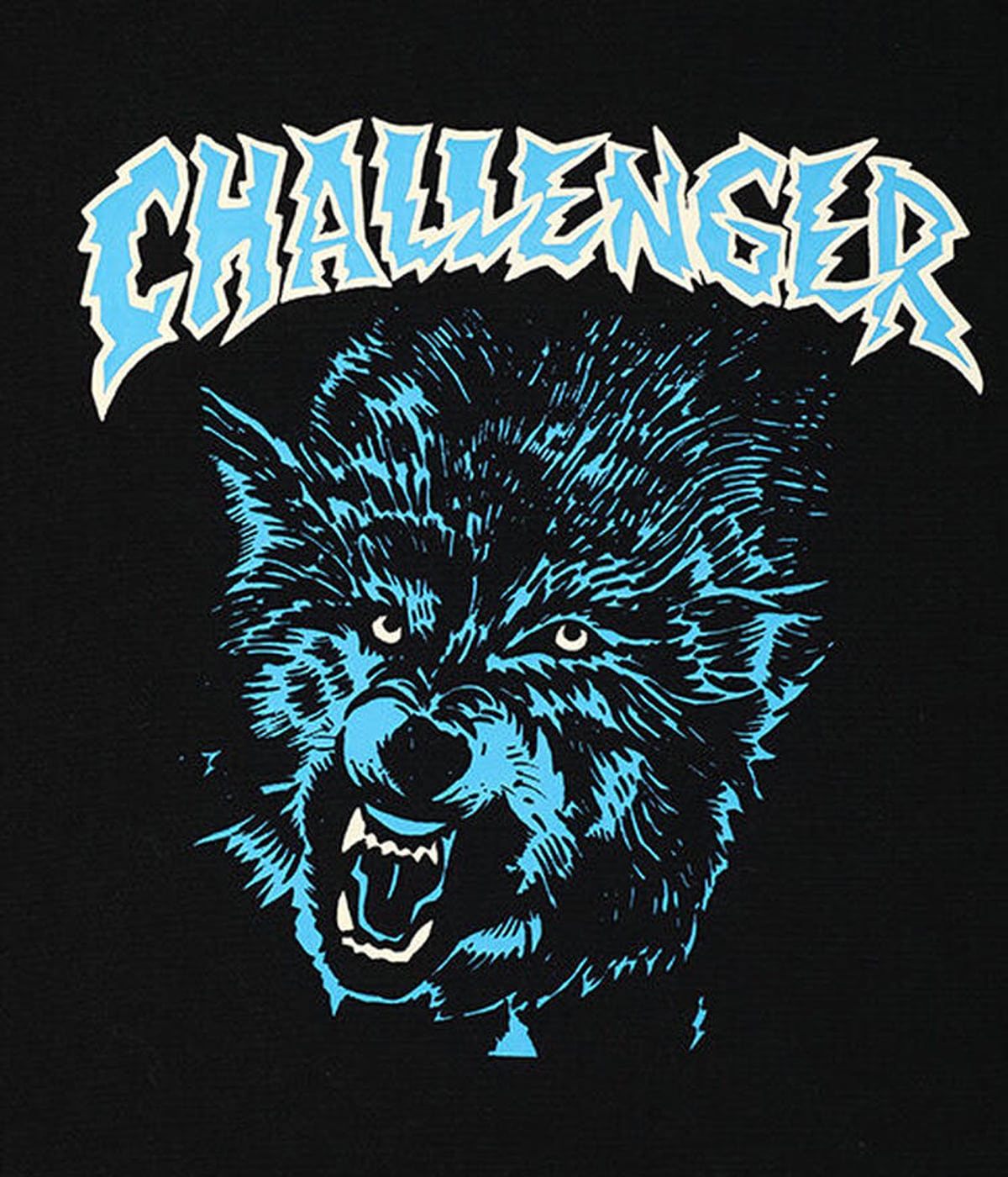 THUNDER WOLF HOODIE【BLACK】｜CHALLENGER｜MELTING POT（正規取扱店