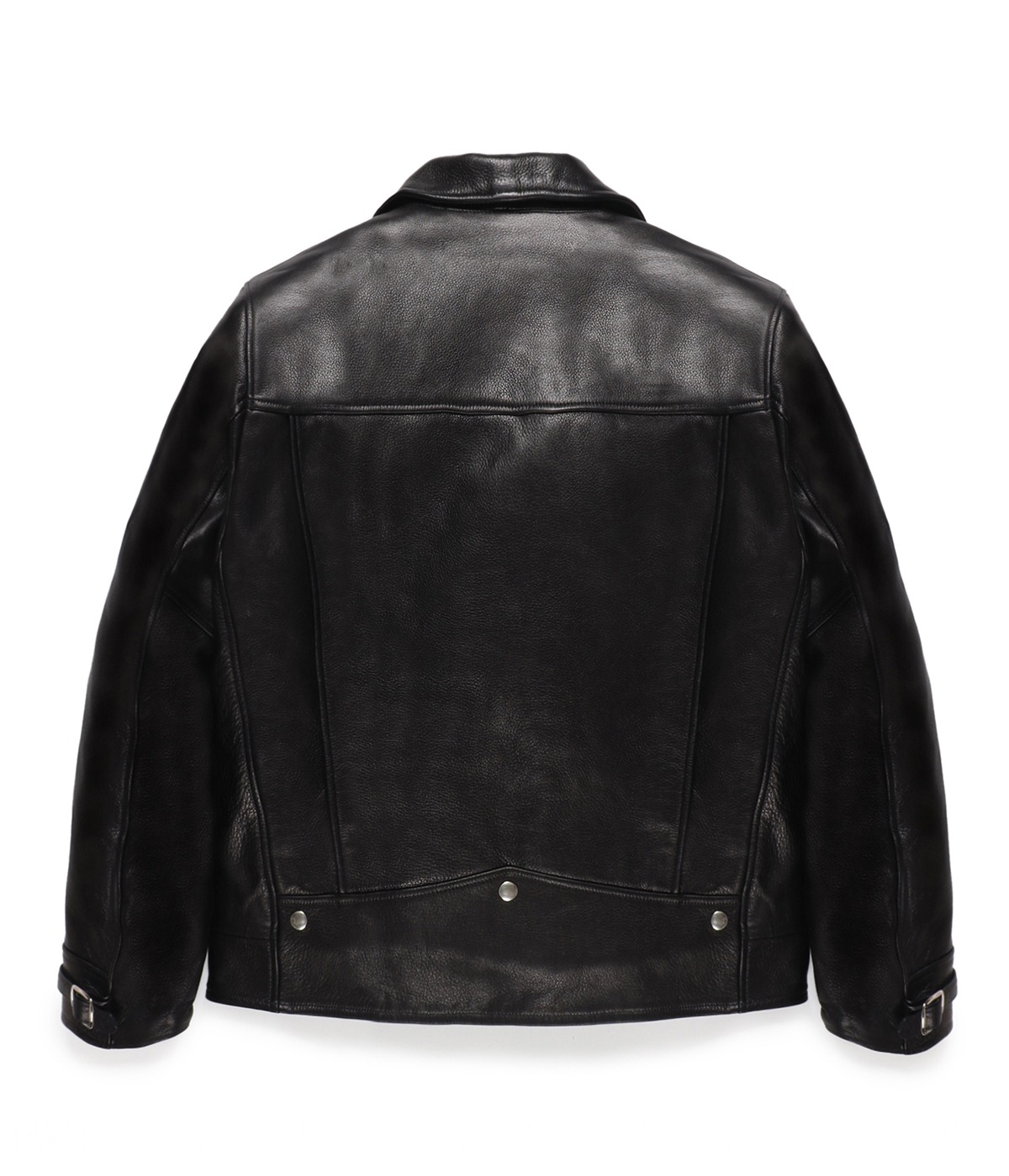 ジャケット・アウター double leather riders jacket LEATHER DOUBLE RIDERS JACKET (TYPE-2)【BLACK】｜WACKO MARIA
