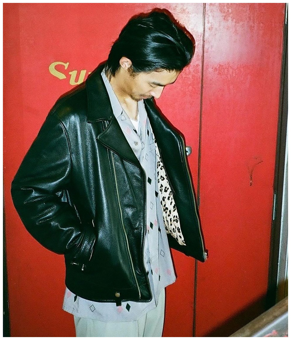 LEATHER DOUBLE RIDERS JACKET (TYPE-2)【BLACK】｜WACKO MARIA