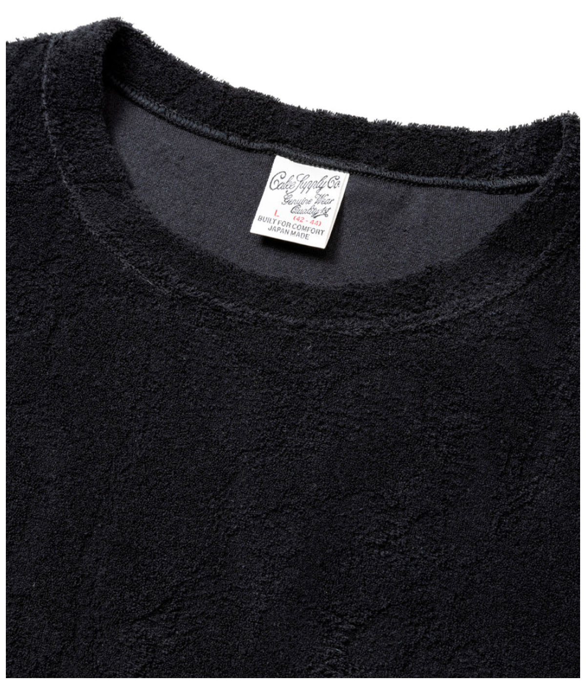 SNAKE PATTERN JACQUARD PILE CS【BLACK】