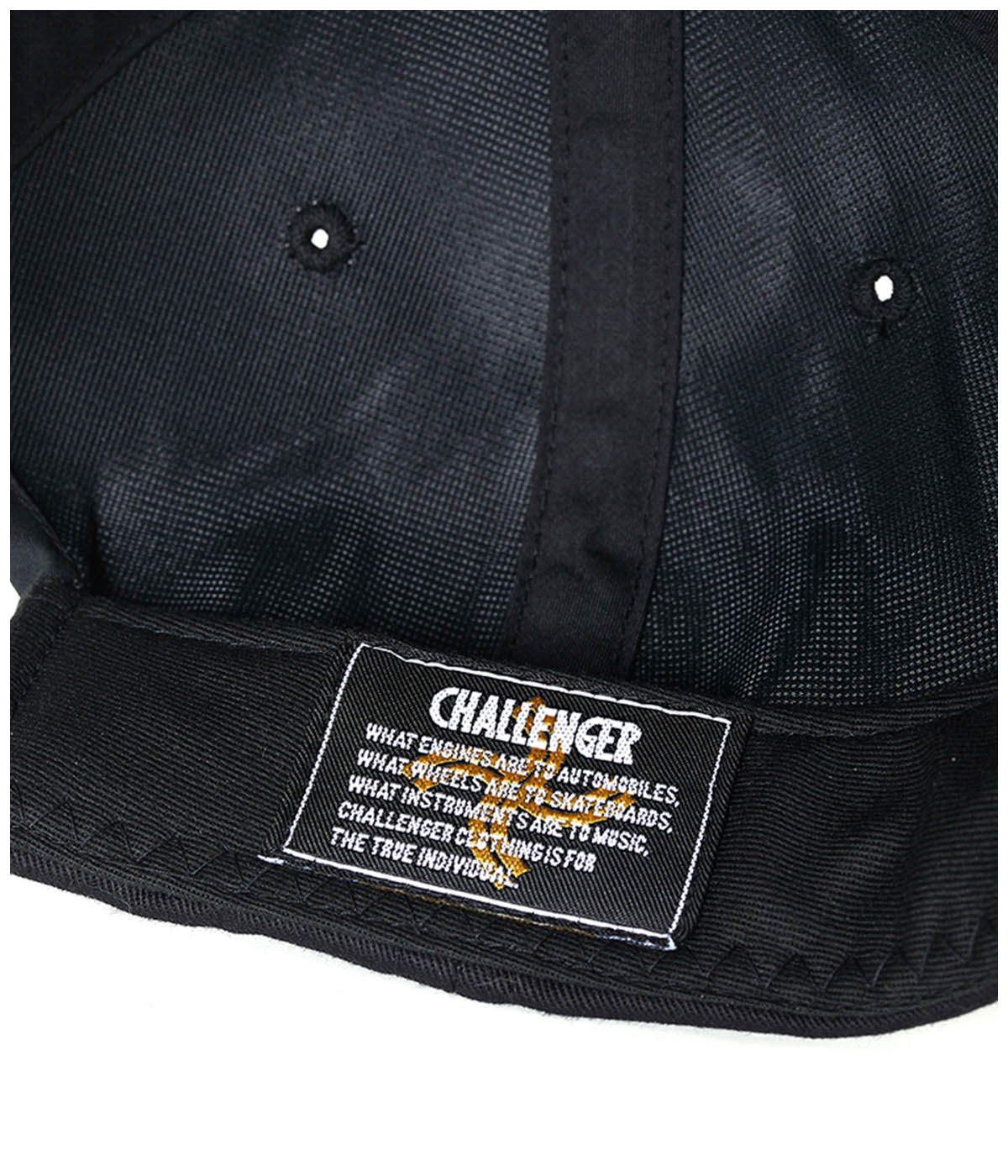 CRUSH LOGO CAP【BLACK】