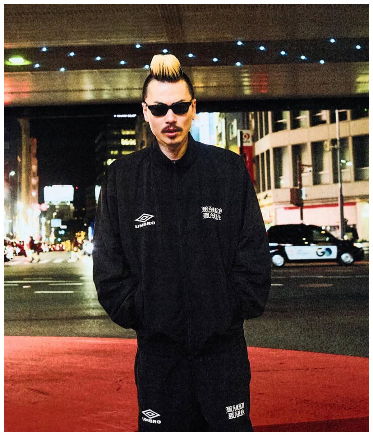 UMBRO / NYLON TRUCK PANTS【BLACK】｜WACKO MARIA｜MELTING POT（正規