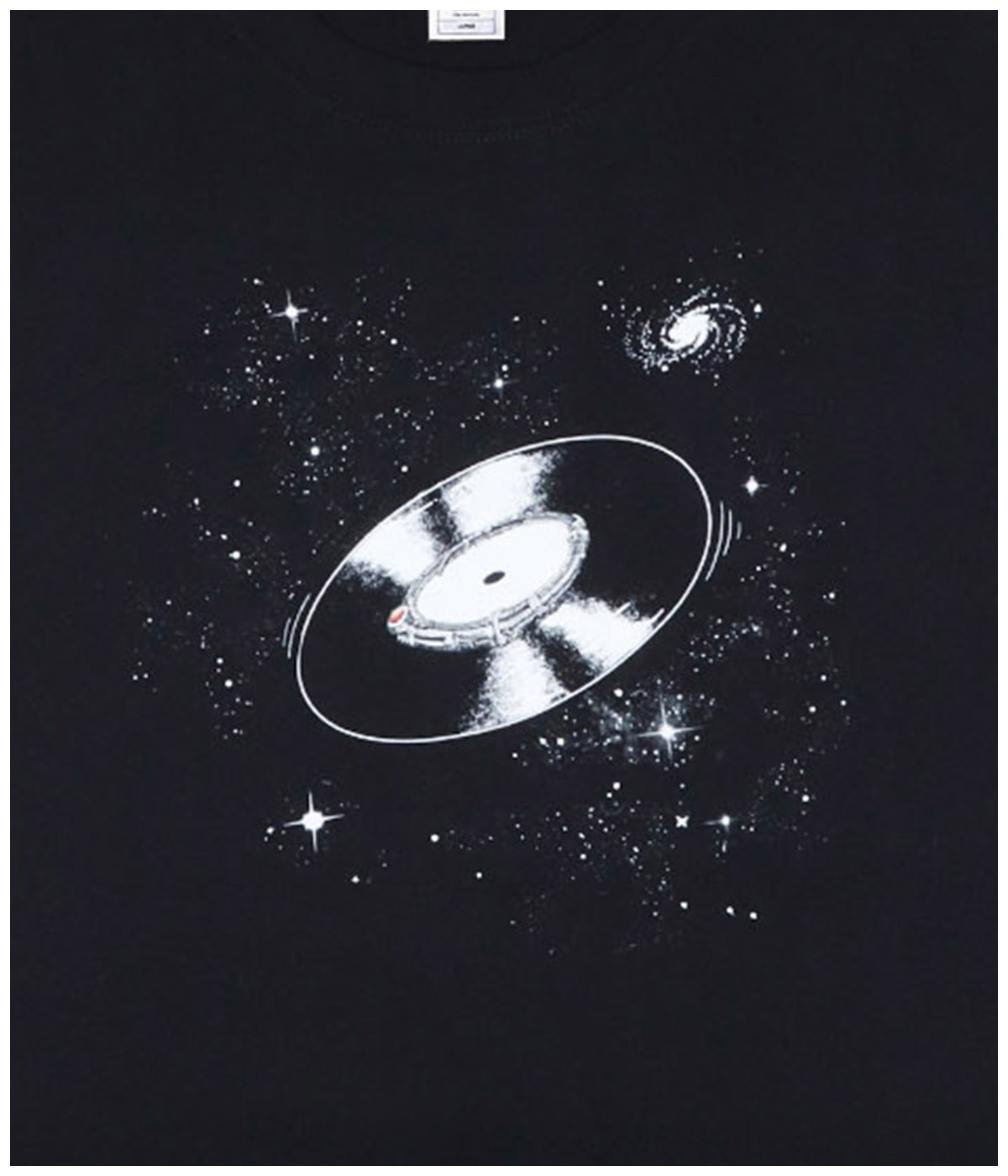 SPACE VINYL RECORD T SHIRT【BLACK】
