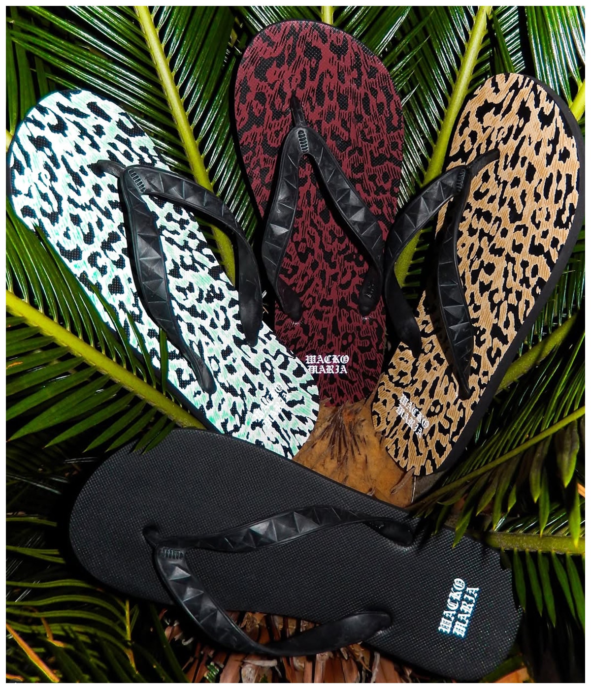 HAYN / LEOPARD BEACH SANDALS【RED】｜WACKO MARIA｜MELTING POT