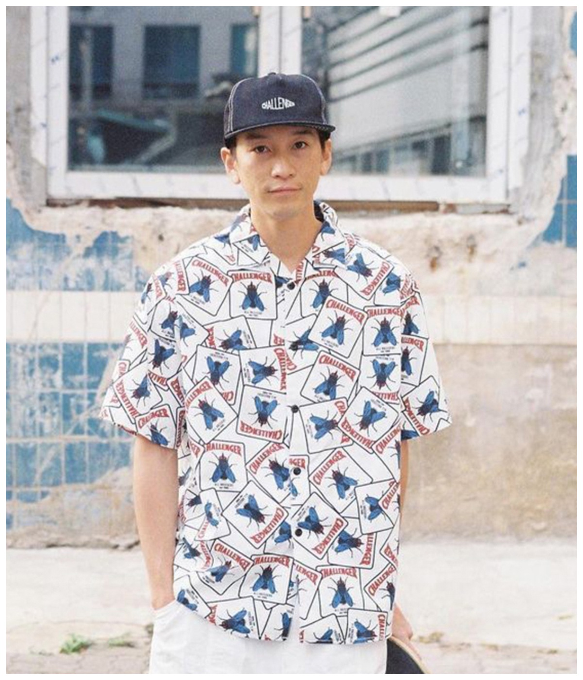 S/S FLY SHIRT【WHITE】｜CHALLENGER｜MELTING POT（正規取扱店・通販）