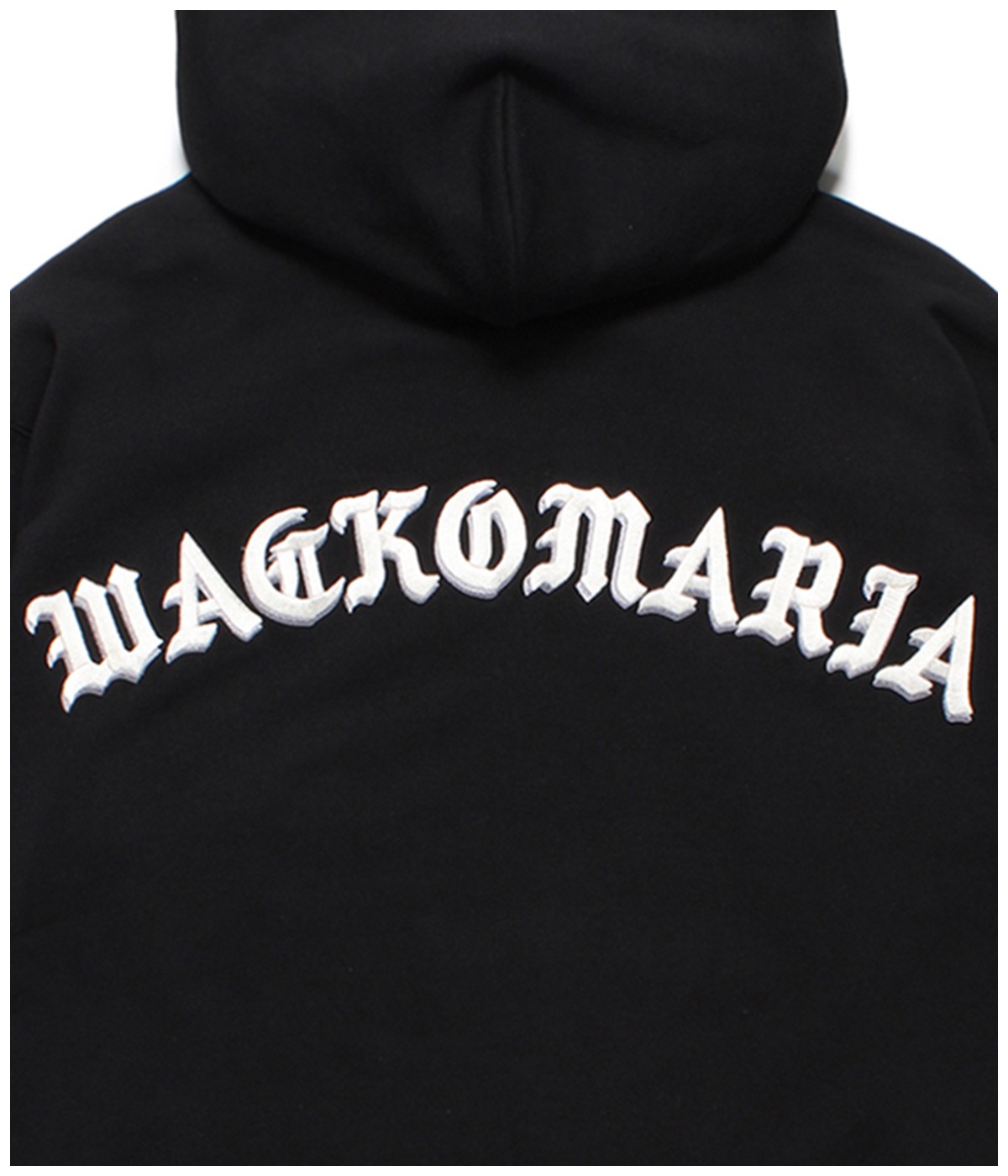 MIDDLE WEIGHT PULLOVER HOODED SWEAT SHIRT (TYPE-2)【BLACK】｜WACKO
