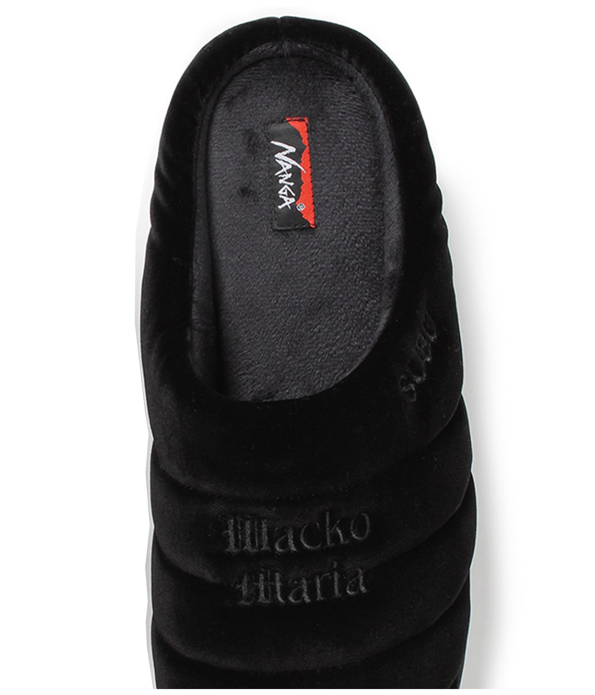 NANGA / SUBU / VELVET AORORA WINTER SANDALS【BLACK】