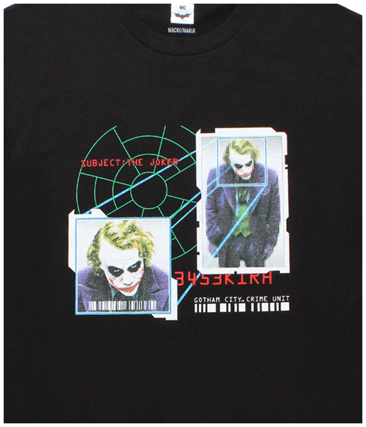 THE DARK KNIGHT TRILOGY / T-SHIRT (TYPE-4)【BLACK】｜WACKO MARIA 