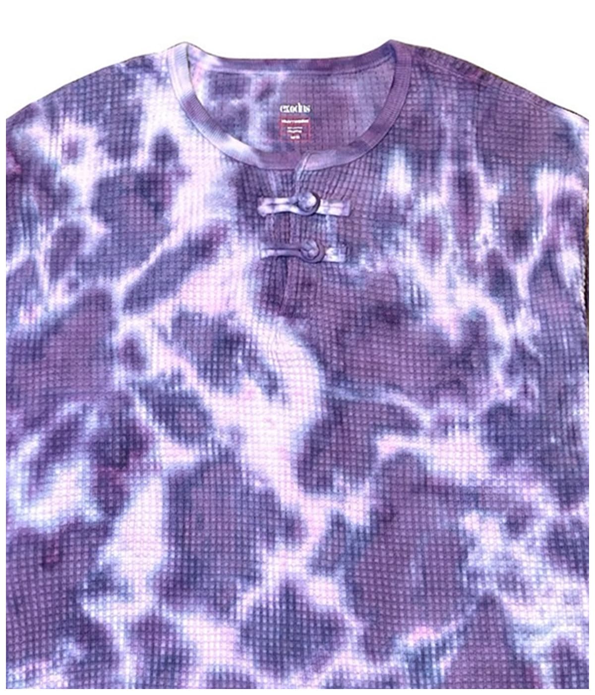 ORIENTAL HENRY NECK SHIRT【TIE DYE】｜exodus brand｜MELTING POT