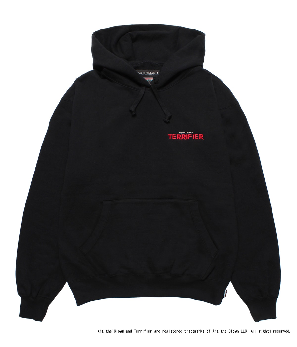 TERRIFIER / HEAVY WEIGHT HOODED SWEAT SHIRT (TYPE-4)【BLACK