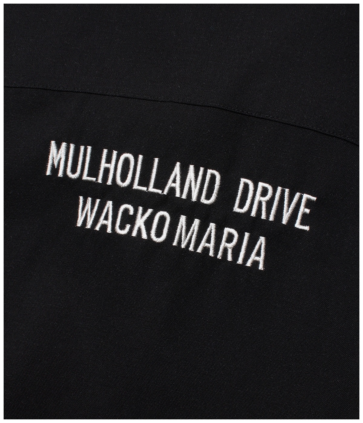 MULHOLLAND DRIVE / 50'S OPEN COLLAR SHIRT (TYPE-3)【BLACK】