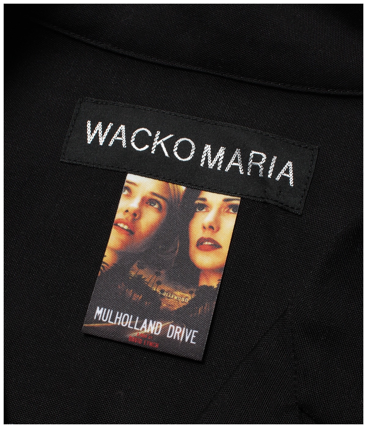 MULHOLLAND DRIVE / 50'S OPEN COLLAR SHIRT (TYPE-3)【BLACK】