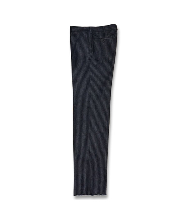 KAIHARA STRIPE DENIM STANDARD PANTS