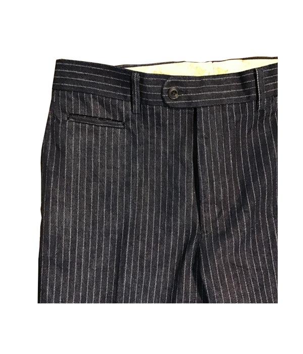 KAIHARA STRIPE DENIM STANDARD PANTS