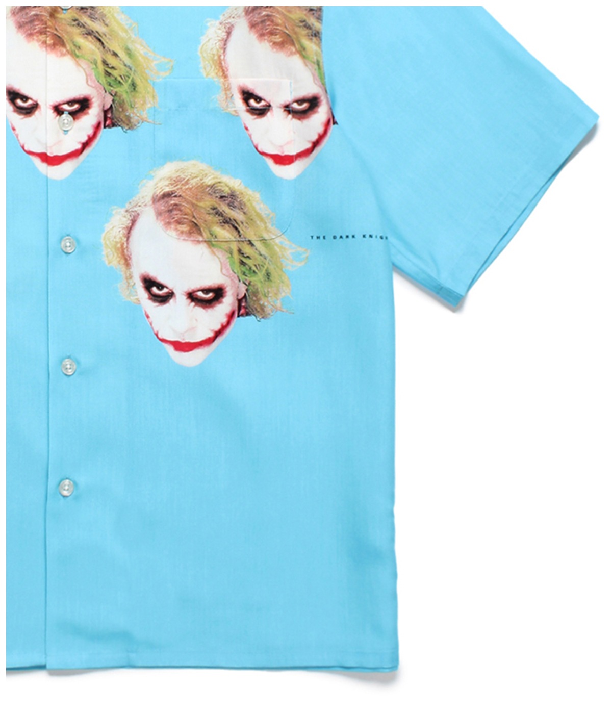 WACKO MARIA HAWAIIAN SHIRT JOKER ジョーカー THE DARK KNIGHT TRILOGY / L/S HAWAIIAN SHIRT (TYPE-2)【BLACK