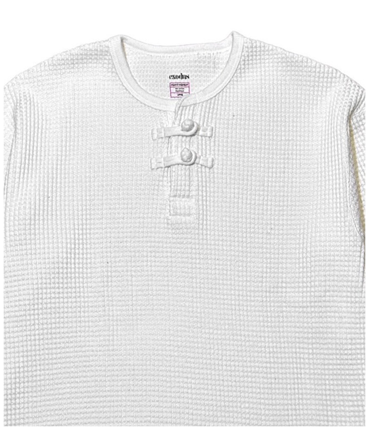 ORIENTAL HENRY NECK SHIRT【WHITE】｜EXODUS｜MELTING POT