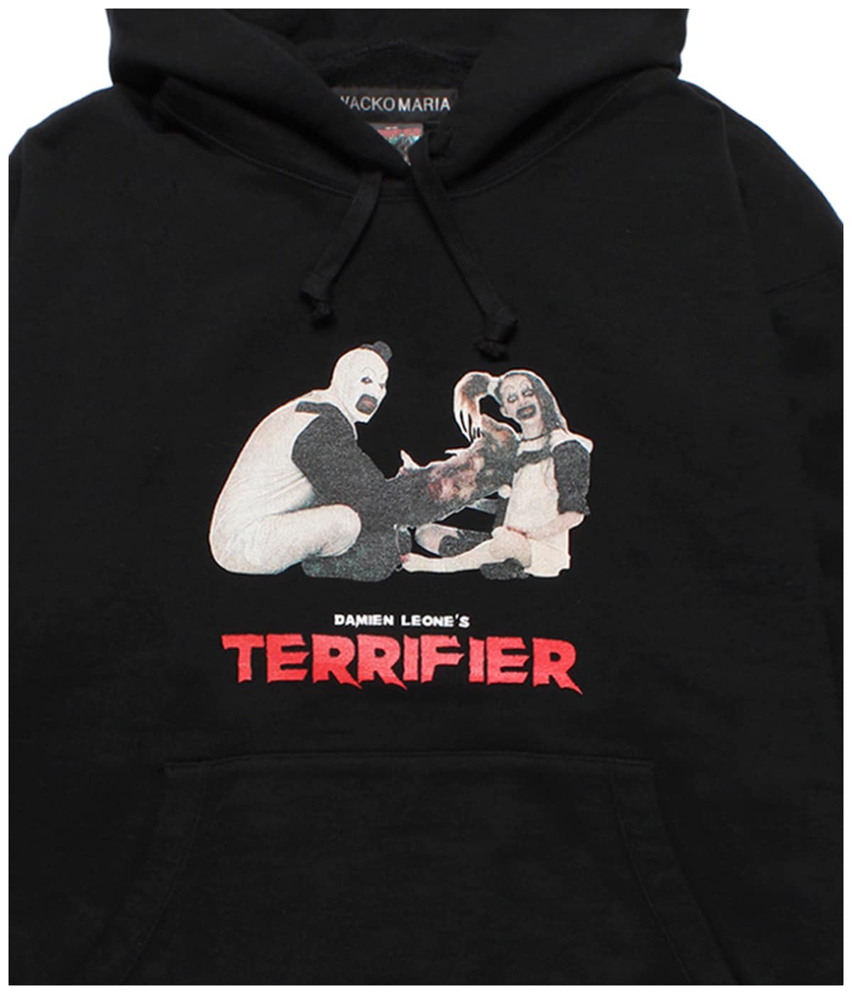 TERRIFIER / HEAVY WEIGHT HOODED SWEAT SHIRT (TYPE-3)【BLACK