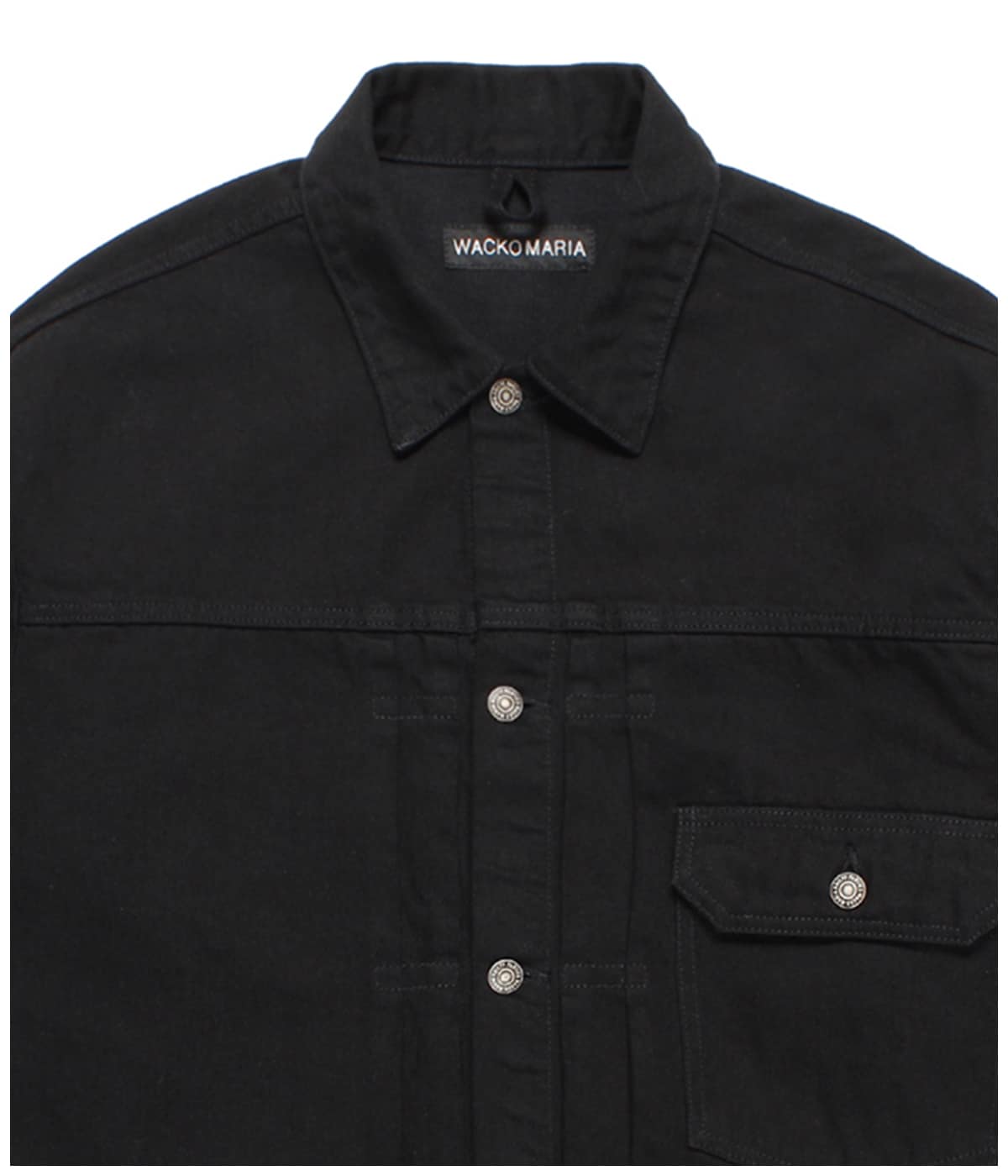DENIM TRUCKER JACKET【BLACK】｜WACKO MARIA｜MELTING POT（正規取扱