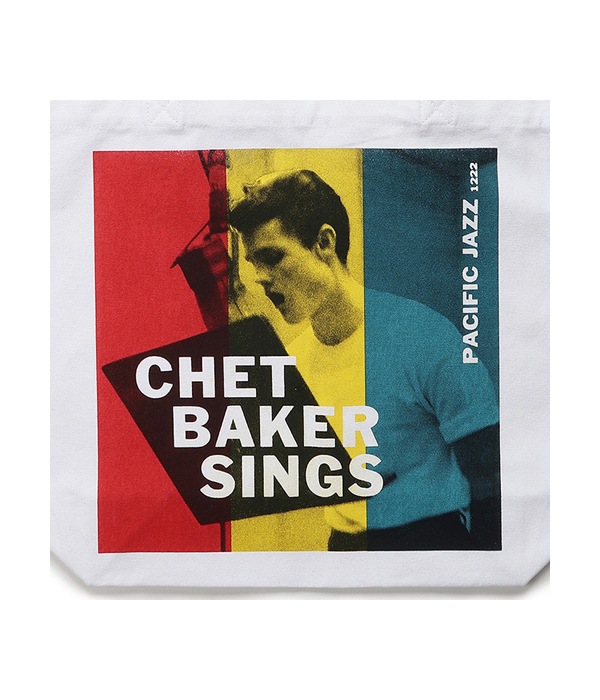 CHET BAKER / TOTE BAG【WHITE】