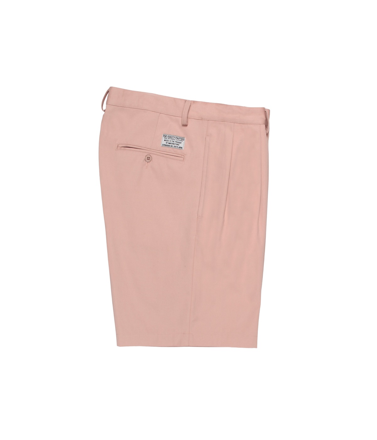 SOLBIATI / DOUBLE PLEATED SHORT TROUSERS【PINK】