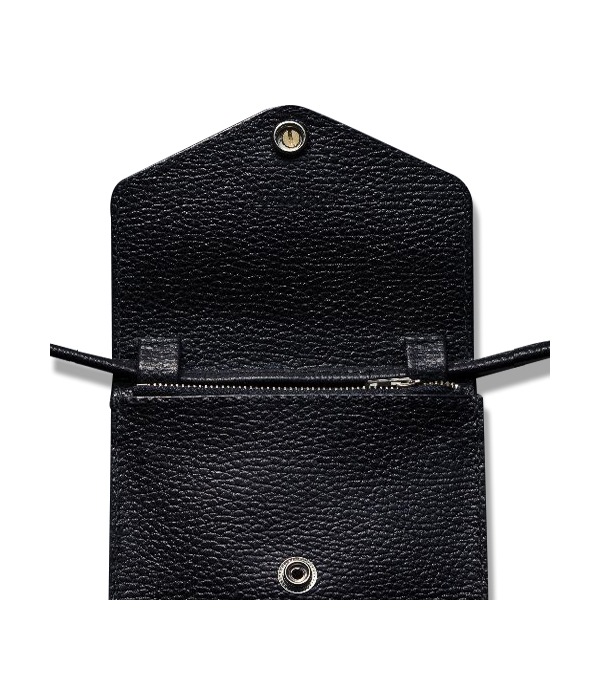 Leather Wallet Bag【BLACK】