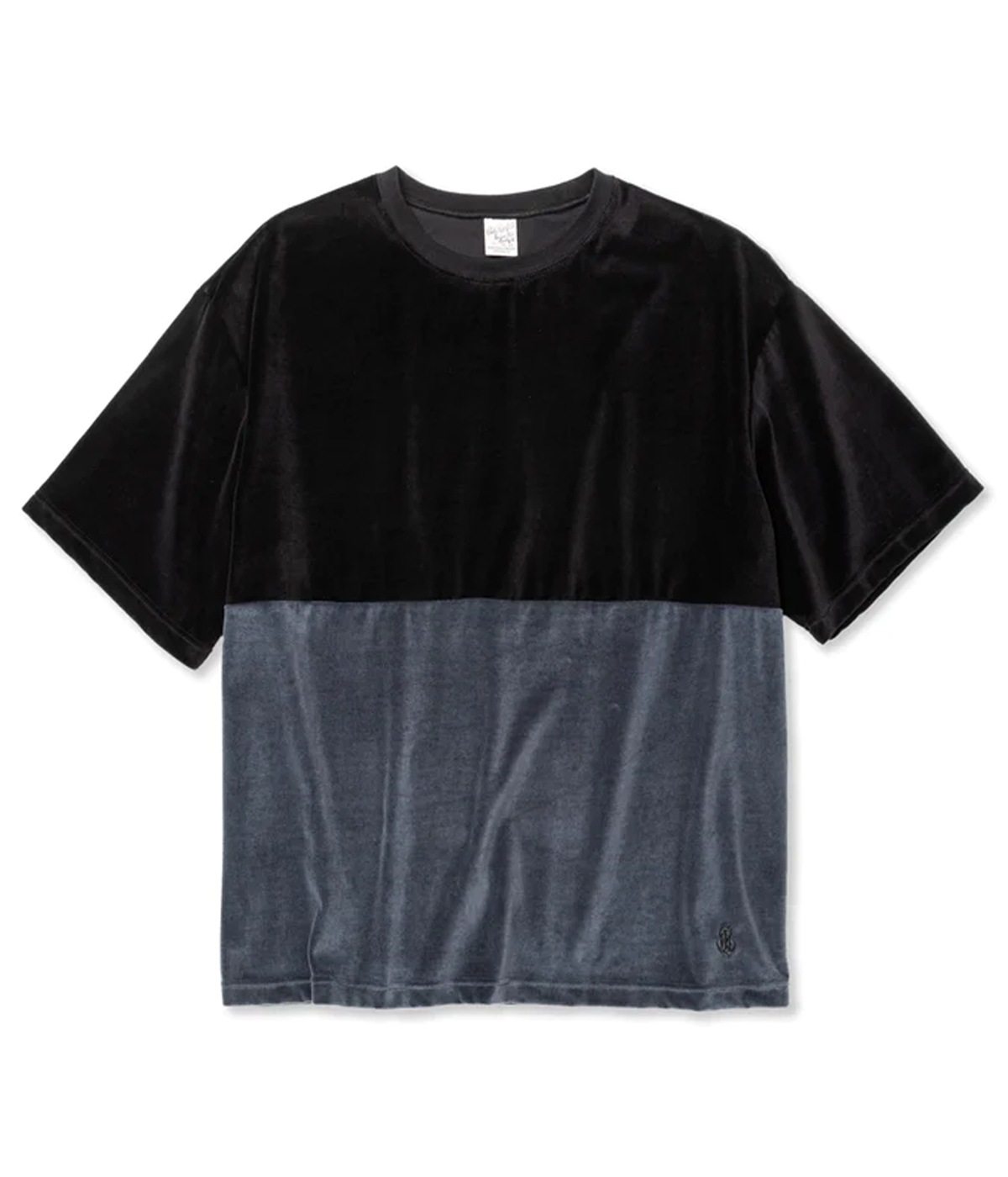 BICOLOR VELOUR DROP SHOULDER CS【3 Colors Available】