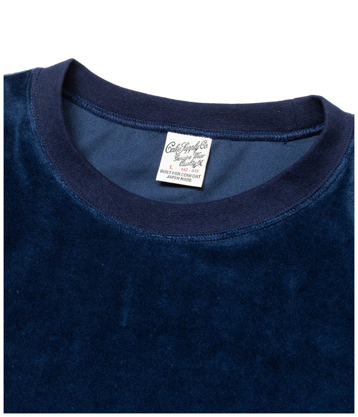 BICOLOR VELOUR DROP SHOULDER CS【3 Colors Available】