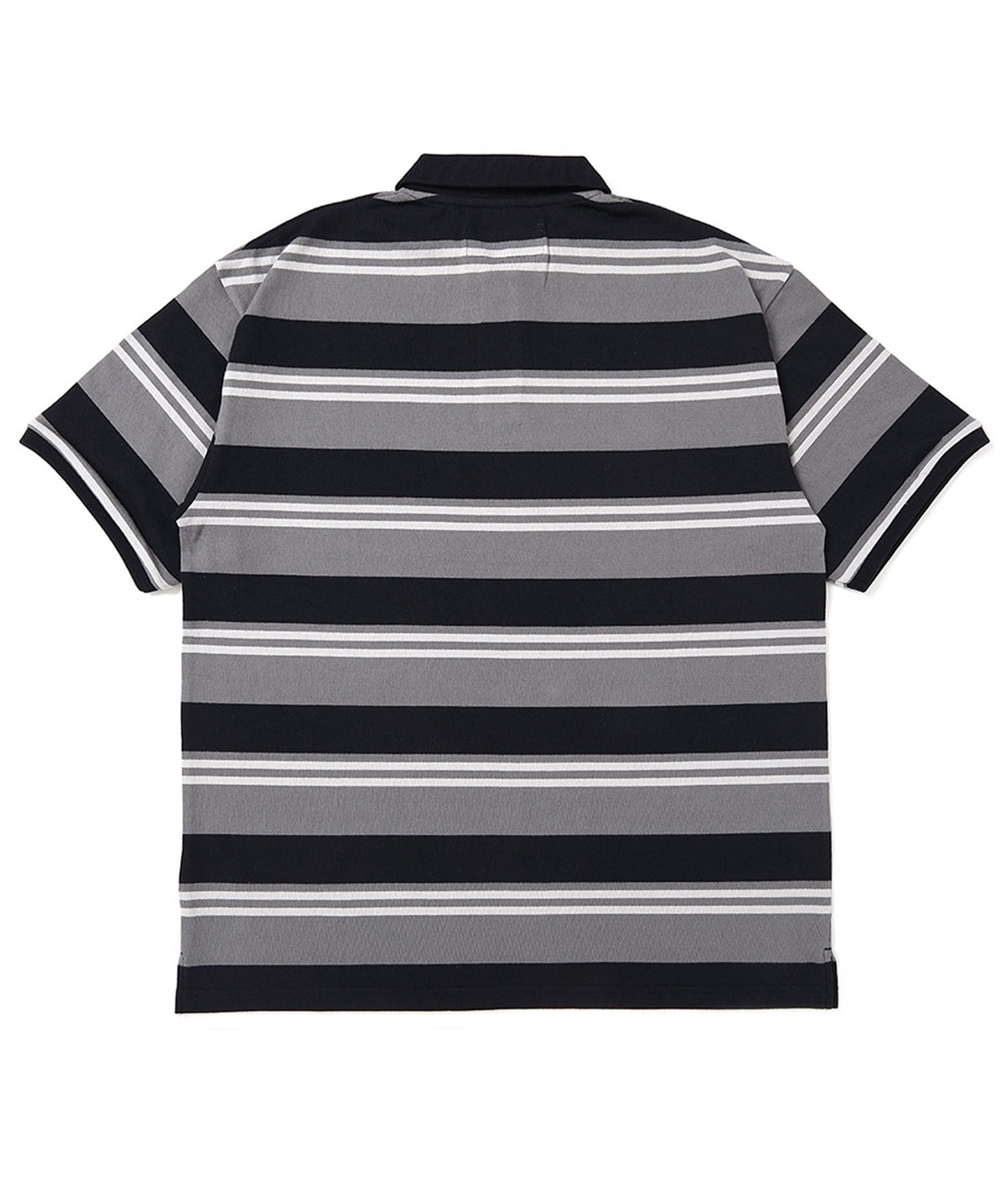 S/S BORDER POLO【GRAY-BLACK】｜CHALLENGER｜MELTING POT（正規