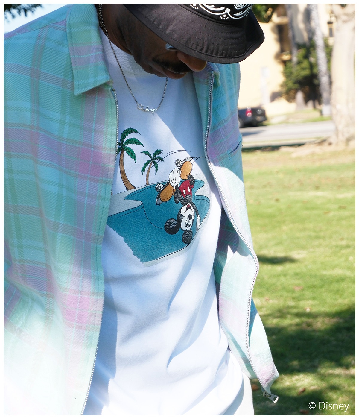 ぽ*ん様 CHALLENGER MICKEY MOUSE HANDPLANT T CHALLENGER チャレンジャー MICKEY MOUSE /HAND PLANT TEE