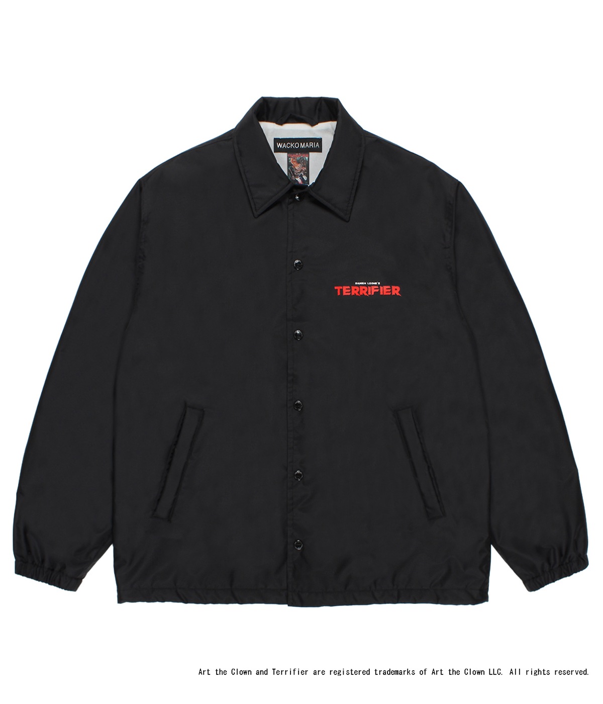 TERRIFIER / COACH JACKET【BLACK】｜WACKO MARIA｜MELTING POT（正規