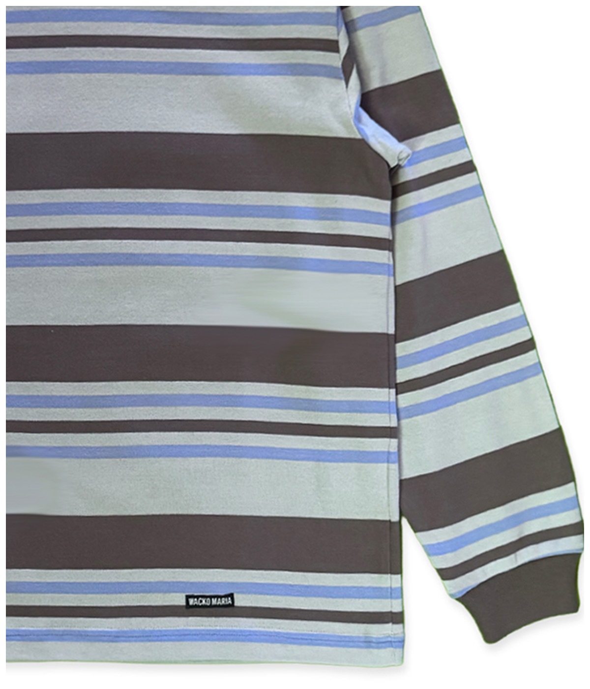 STRIPED LONG SLEEVE T-SHIRT (TYPE-1)【GRAY】