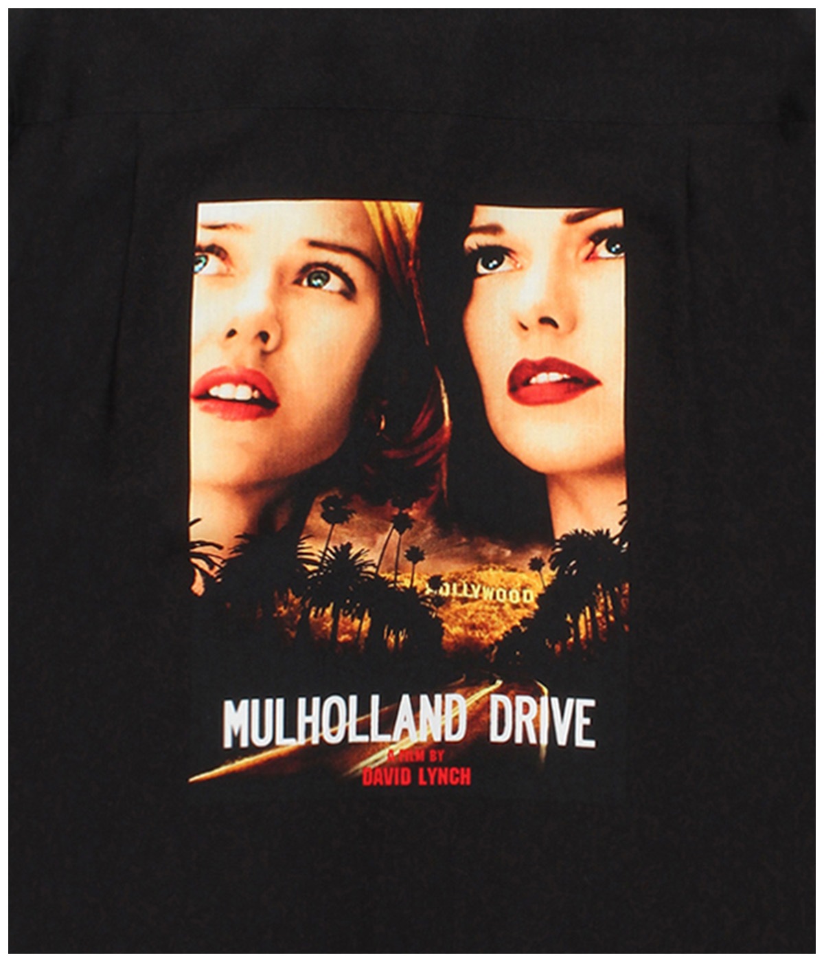 MULHOLLAND DRIVE / 50'S OPEN COLLAR SHIRT (TYPE-2)【BLACK】｜WACKO