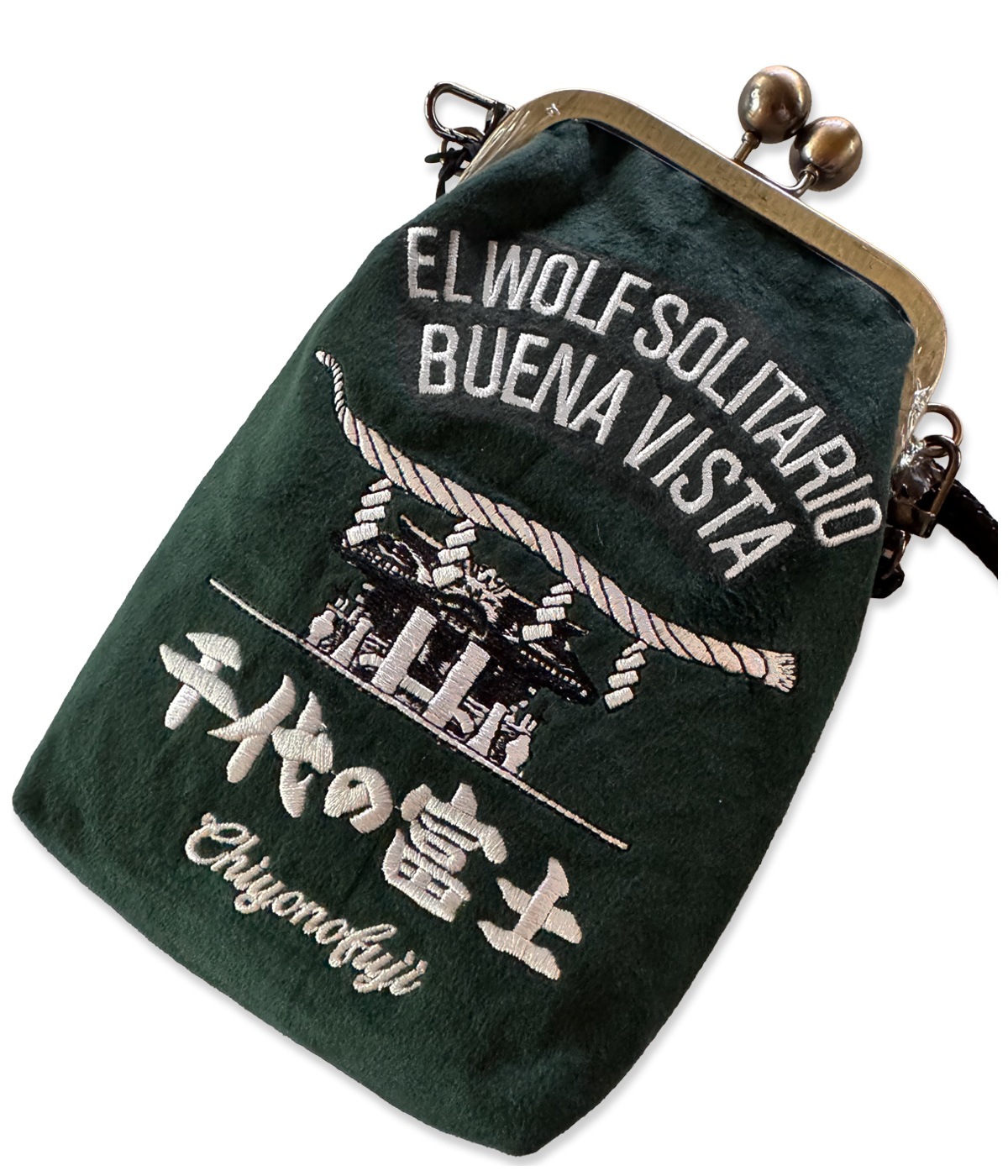 千代の富士×BUENA VISTA / がま口 pochette ウルフ【GREEN】