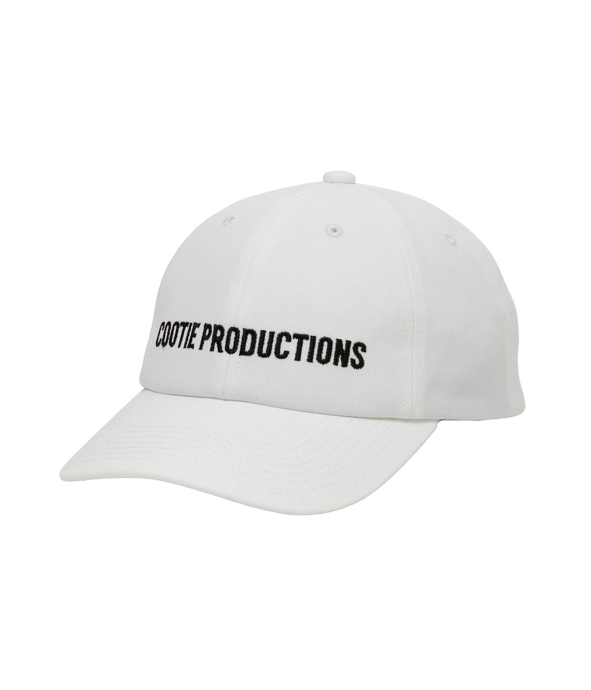 Cotton Serge 6 Panel Cap【WHITE】