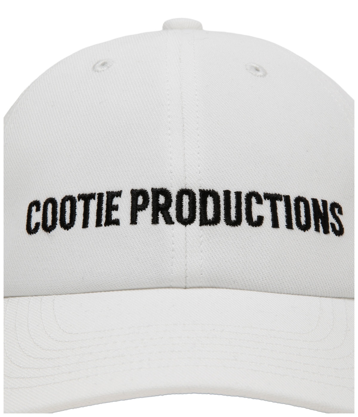 Cotton Serge 6 Panel Cap【WHITE】