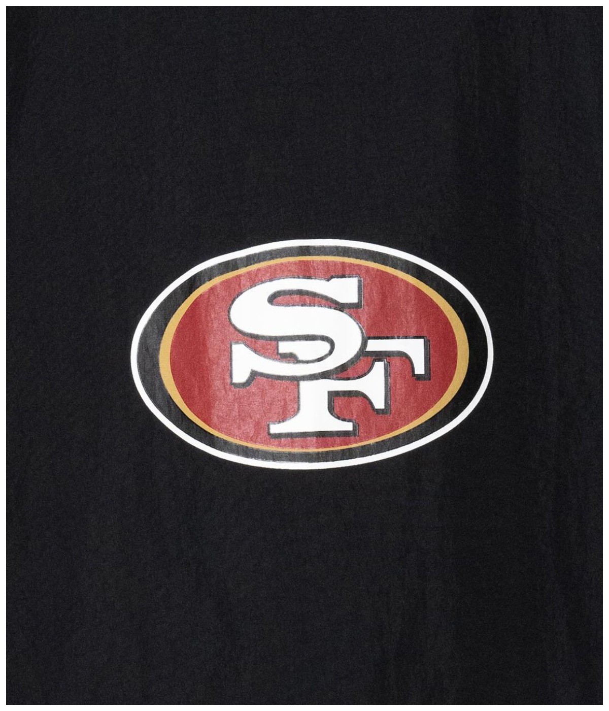 × NFL 49ERS S/S NYLON GAME SHIRT【BLACK】