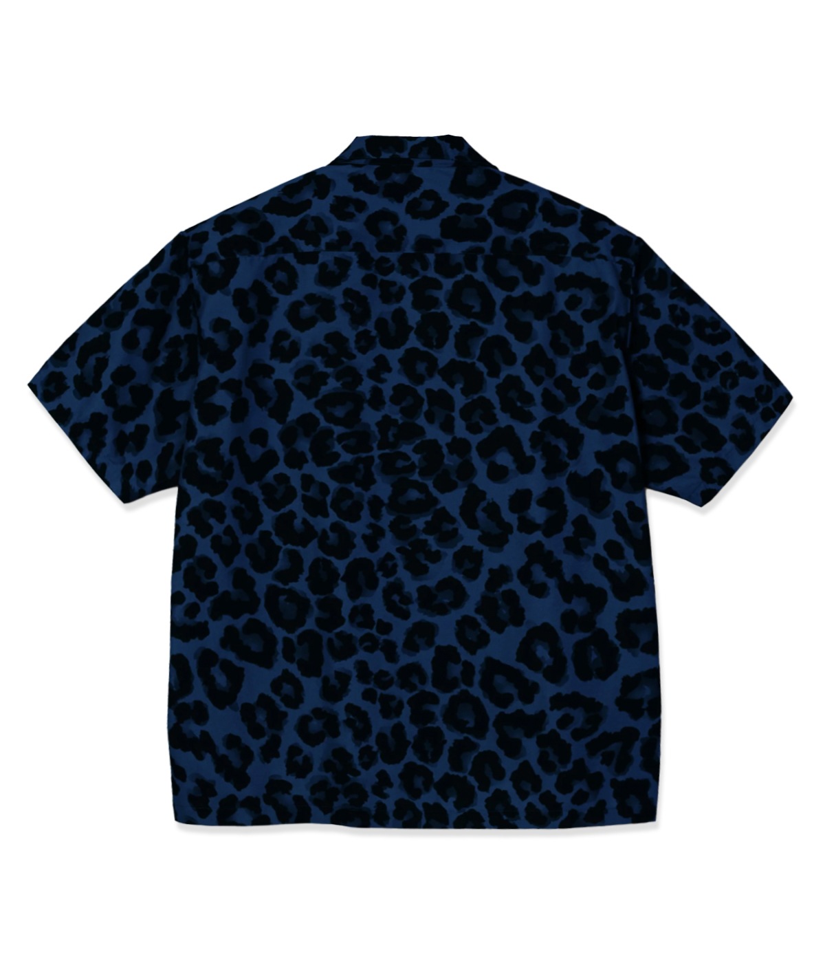 LEOPARD BOWLING SHIRT【NAVY】