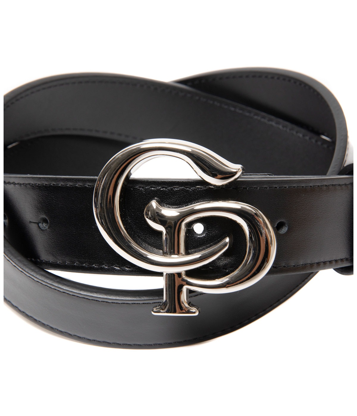 Symbol Buckle Leather Belt【SILVER】｜COOTIE PRODUCTIONS