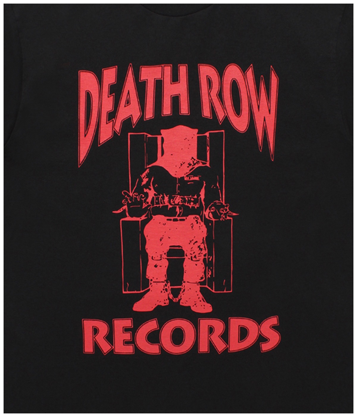 DEATH ROW RECORDS / WASHED HEAVY WEIGHT T-SHIRT【BLACK】｜WACKO