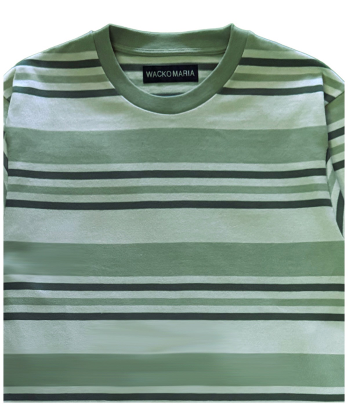 STRIPED LONG SLEEVE T-SHIRT (TYPE-1)【MINT】