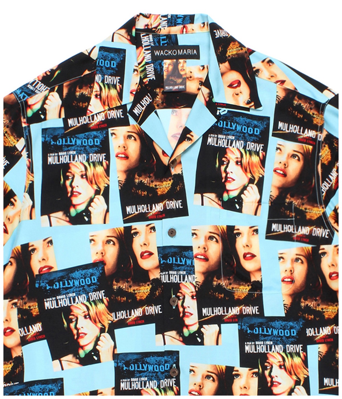 MULHOLLAND DRIVE / HAWAIIAN SHIRT (TYPE-1)【BLUE】