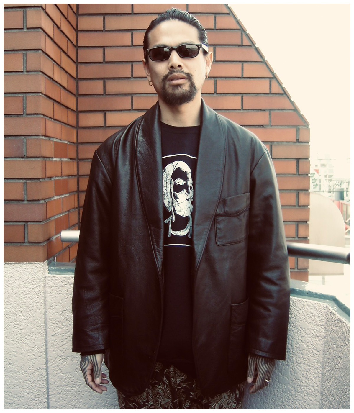 LEATHER SMOKING JACKET【BLACK】｜exodus brand™｜MELTING POT（正規