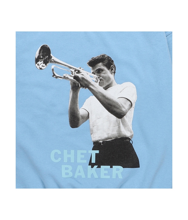 CHET BAKER / CREW NECK SWEAT SHIRT (TYPE-2)【2 Colors Available