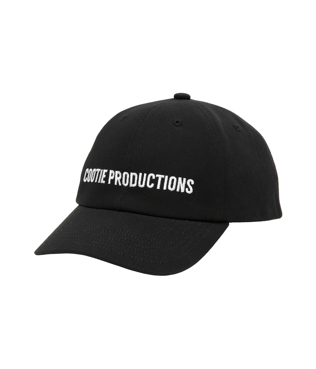 Cotton Serge 6 Panel Cap【BLACK】
