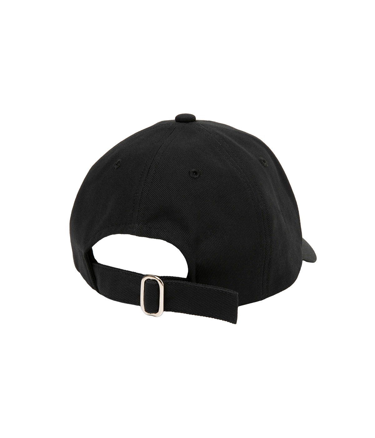 Cotton Serge 6 Panel Cap【BLACK】