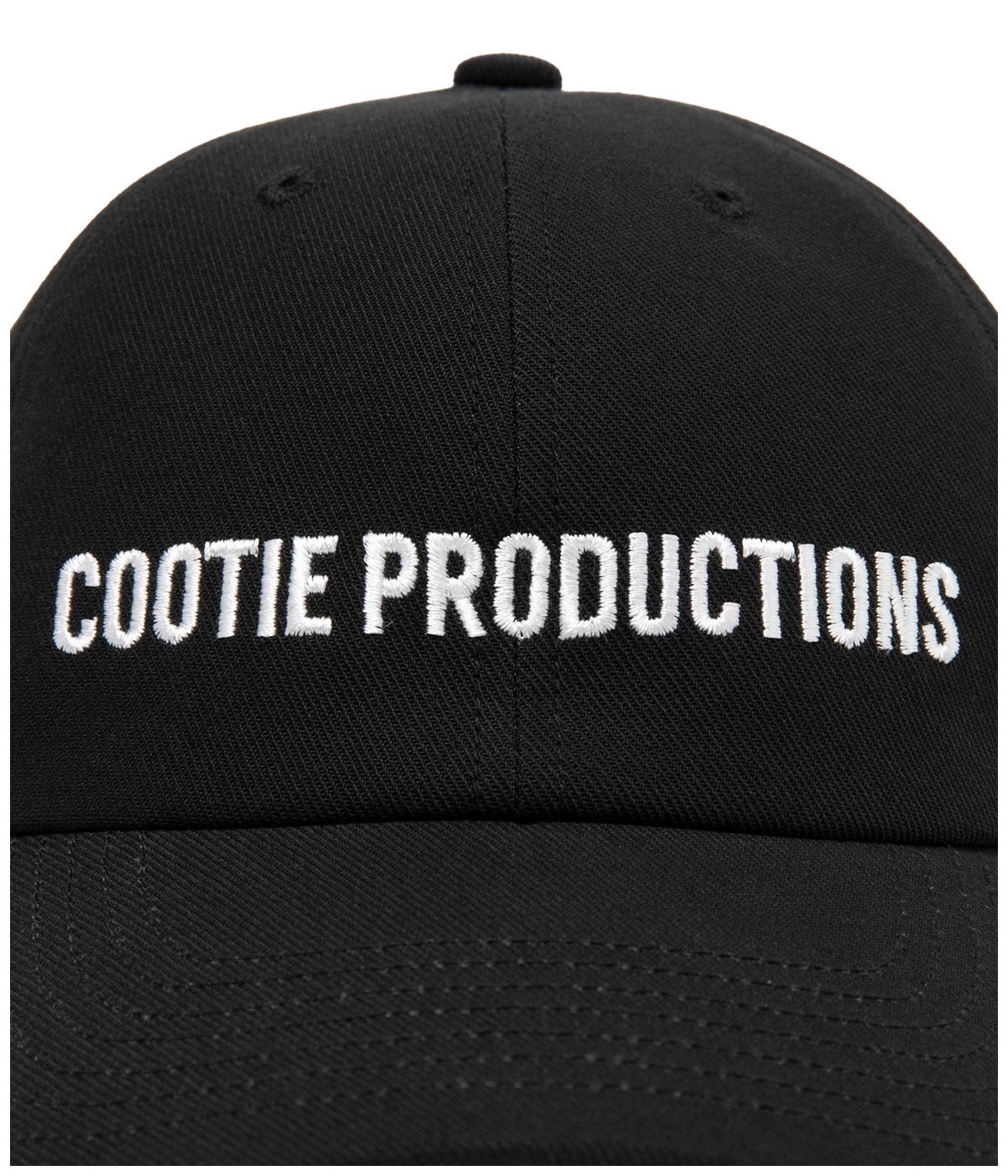 Cotton Serge 6 Panel Cap【BLACK】