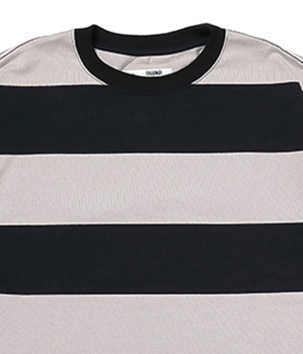 S/S HEAVYWEIGHT BORDER TEE【GRAY×BLACK】｜CHALLENGER｜MELTING POT