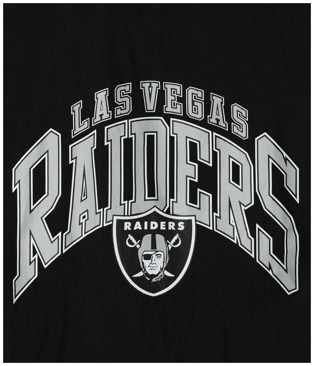 × NFL RAIDERS S/S NYLON GAME SHIRT【BLACK】