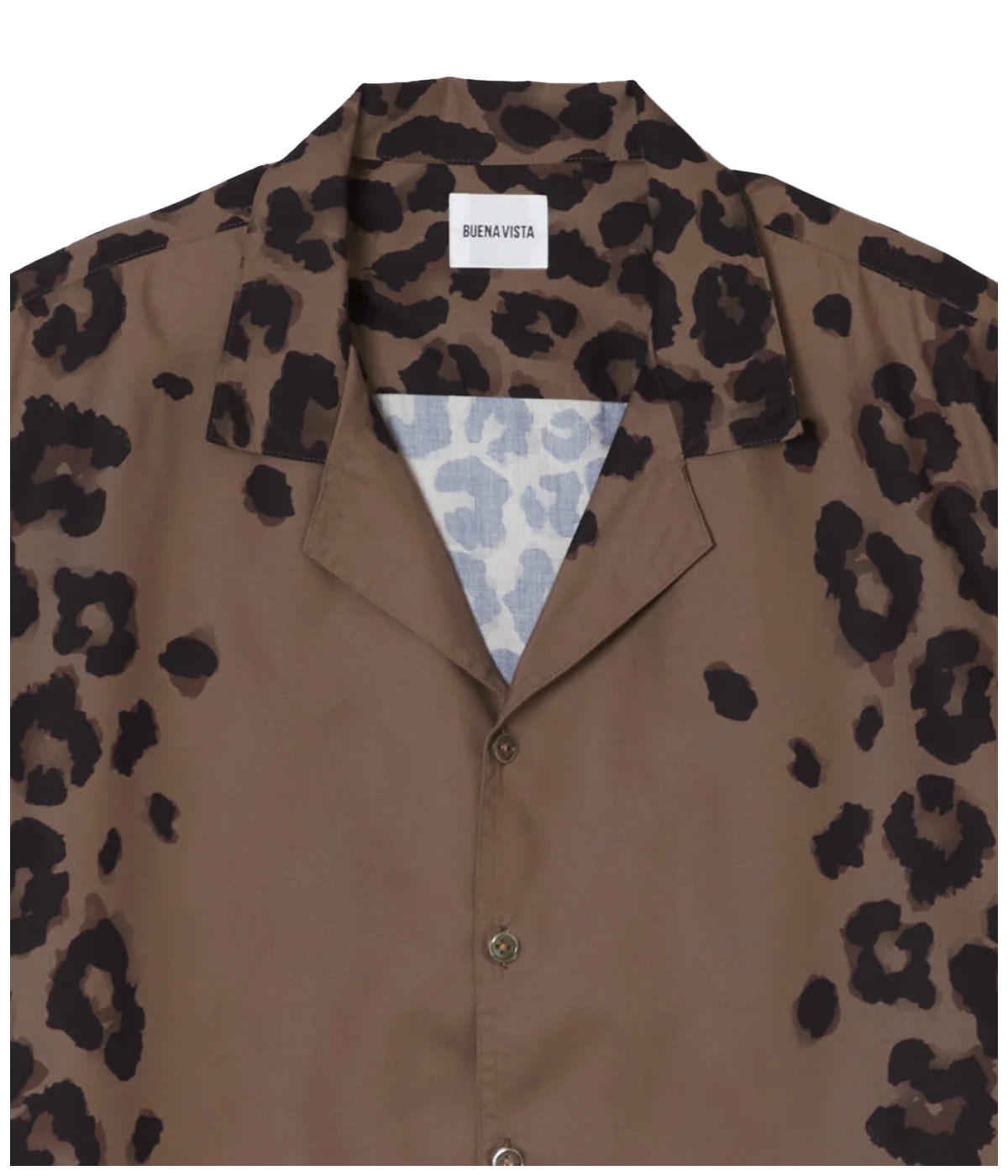 LEOPARD BOWLING SHIRT【BEIGE】