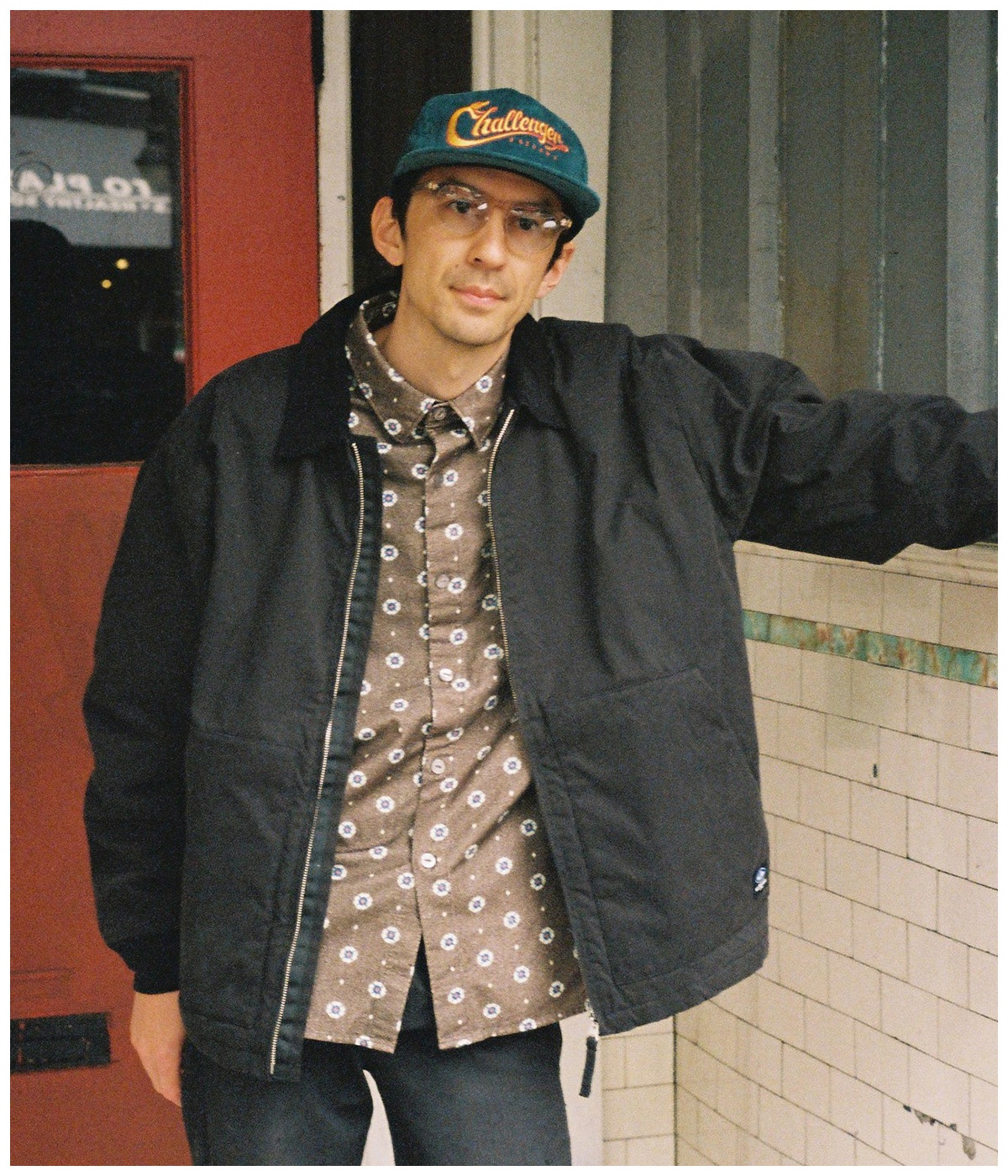 SNAKING LOGO CAP【GREEN】｜CHALLENGER｜MELTING POT（正規取扱店・通販）